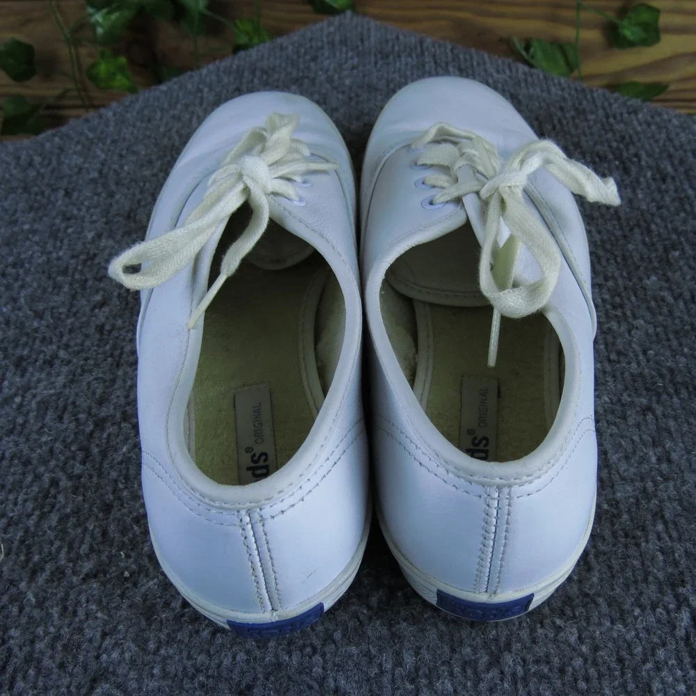 Keds Champion Oxford Leather Women's White Sneakers Size 5.5 Casual‎ Walking